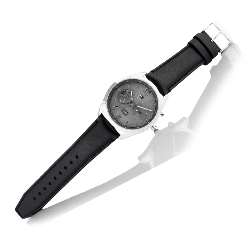 Tommy Hilfiger Deacan Grey Dial Quartz Men's Watch- 1791548